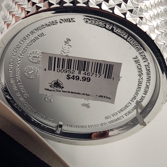 Disney Starbucks 2021 Silver Mickey Anniversary Textured Tumbler - Picture 5 of 7